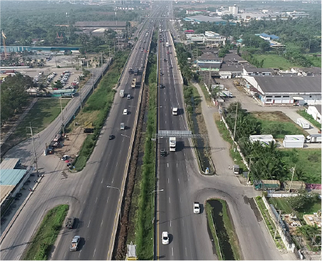 ภาพประกอบข่าวการเปิดมอเตอร์เวย์ M81