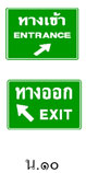  ป้ายทางเข้า-ออกทางด่วน